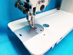 RUBINA RB0318 - 1D промышленная машина для тяжелых материалов, с верхним и нижним транспортером, с прямым серво приводом 220V и позиционированием иглы