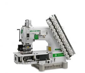 ZOJE ZJ1414 многоигольная поясная машина цепочного стежка