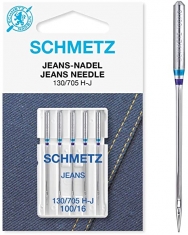 Иглы для швейных машин для джинса SCHMETZ (5 gab. Nm.100)