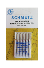 Иглы для бытовых швейных машин для вышивки Schmetz (5 шт. NM75/90)