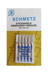 Набор игл для бытовых швейных машин для вышивки Schmetz (5 шт. NM75/90)