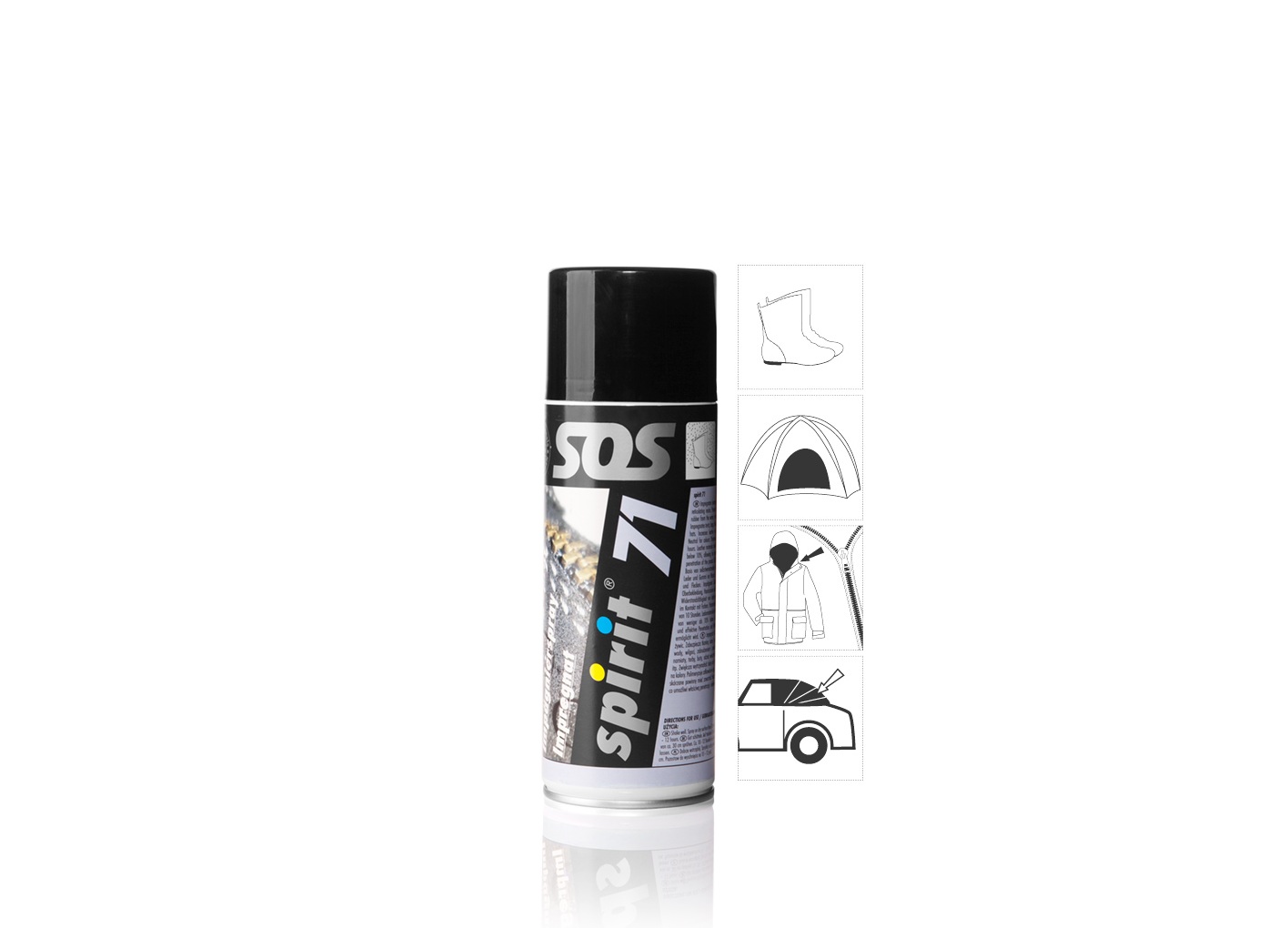 SPIRIT 71 (400 ml) aerosola impregnants