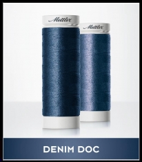 Diegs džinsa šūšanai un lāpīšanai  Mettler Denim Doc (krāsa 3624, 100 m)