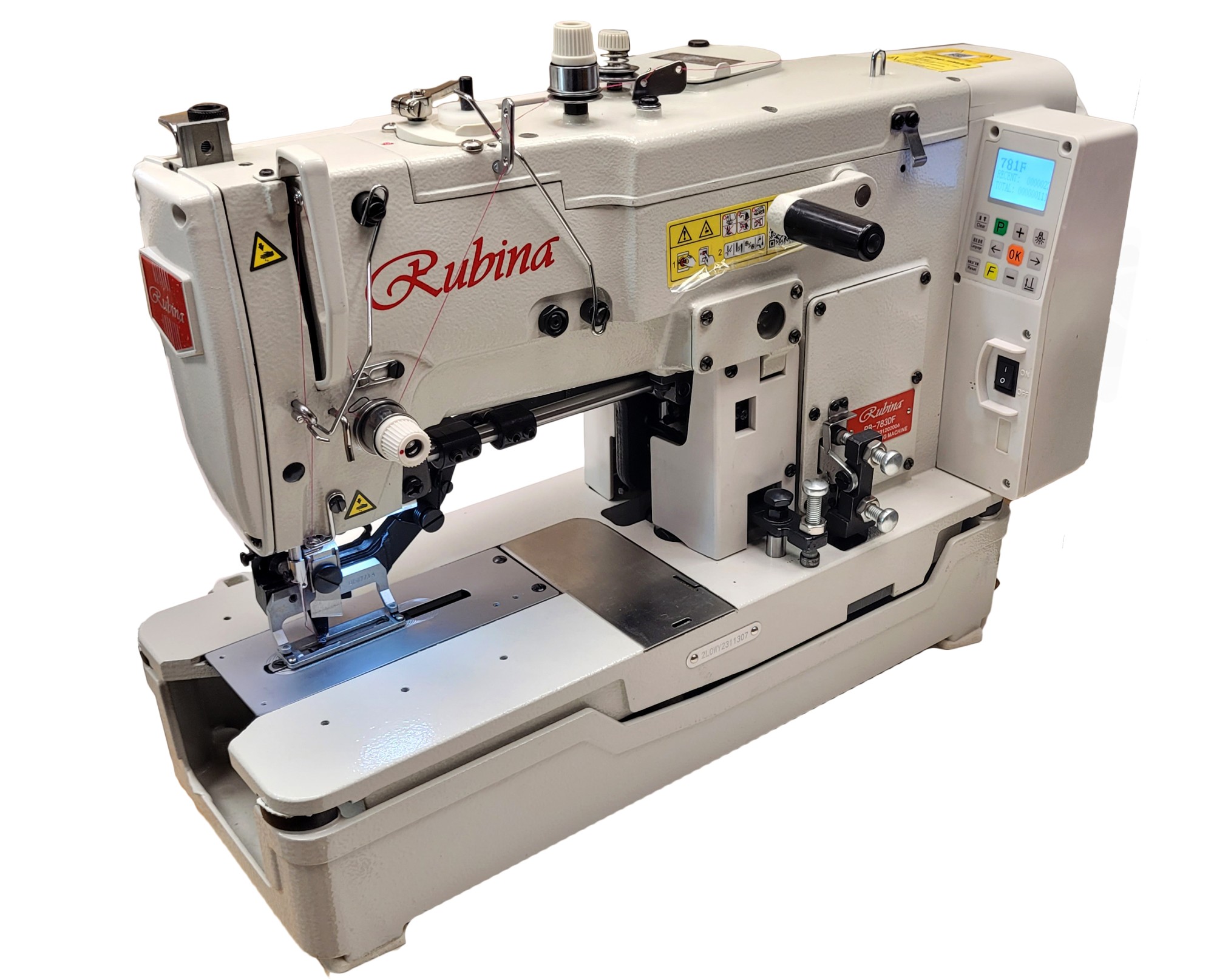 RUBINA RB-783DF rūpnieciskā pogcaurumu mašīna
