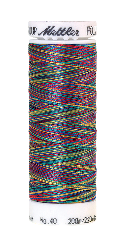 Меланжевые вышивальные нитки Poly Sheen Multi (цвет 9916)