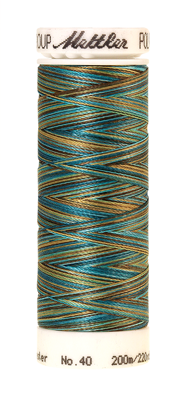 Daudzkrāsu izšūšanas diegi Poly Sheen Multi (krāsa 9978)