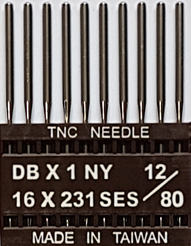 DBx1 SES NM80 (trikotāžai) adatas rūpnieciskajai šujmašīnai TRIUMPH (10 gab.)
