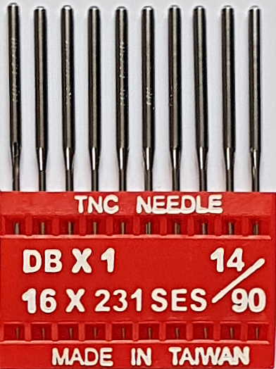 DBx1 SES NM90 (trikotāžai) adatas rūpnieciskajai šujmašīnai TRIUMPH (10 gab.)