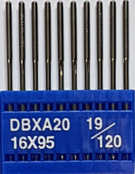 DBx1 NM120 (universālas) adatas rūpnieciskajai šujmašīnai TRIUMPH (10 gab.)