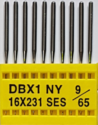 DBx1 SES NM65 (trikotāžai) adatas rūpnieciskajai šujmašīnai TRIUMPH (10 gab.)