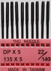 DPx5 NM140 (universālas) adatas rūpnieciskajai šujmašīnai TRIUMPH (10 gab.)