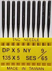 DPx5 SES NM65 (trikotāžai) adatas rūpnieciskajai šujmašīnai TRIUMPH (10 gab.)