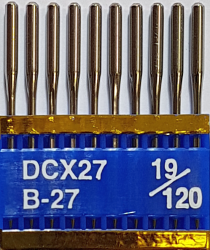 DCx27 PVD NM120 (ar titāna pārklājumu) adatas rūpnieciskajam overlokam