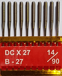DCx27 PVD NM90 (ar titāna pārklājumu) adatas rūpnieciskajam overlokam