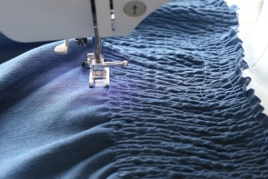 Gumijas vītne Amann ELASTIC (melna)
