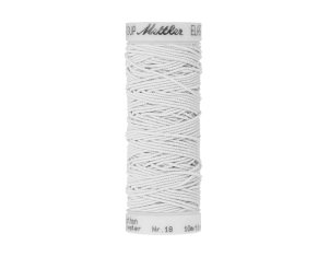 Gumijas vītne Amann ELASTIC (balta)