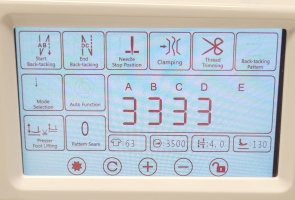 Rubina RB-7220-BNF RUBINA прямострочная швейная машина с игольным продвижением и автоматическими функциями