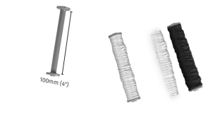 Laivas tipa šautruļu spolītes 100mm (BSB10)