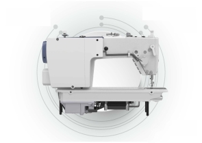 RUBINA RB-9400L-4D PREMIUM taisnšuves industriālā mašīna ar automatizāciju (iekļauts galds, izgatavots Vācijā)
