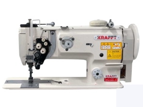 KRAFFT KF-1565N  DIVU ADATU LOCKSTITCH ŠŪŠANAS MAŠĪNA AR KOMBINĒTO PĀDEVI UN NEATKARĪGU ADATU ATSLĒGŠANU