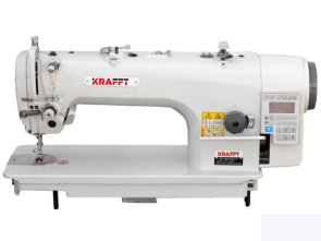 KRAFFT KF-5410J-7  VIENAS ADATAS AUTOMĀTISKĀ DŪRIEŅA MAŠĪNA AR ADATAS PIEDZIŅU UN LIELU ĀĶI