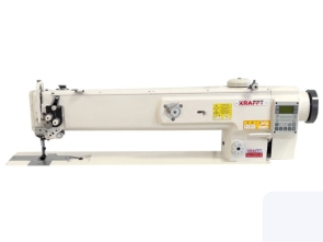 KRAFFT KF-1510G-65  PAGARINĀTĀ AUTOMĀTISKĀ VIENAS ADATAS LOCKSTITCH ŠŪŠANAS MAŠĪNA AR TRĪSKĀRŠU PĀDEVI