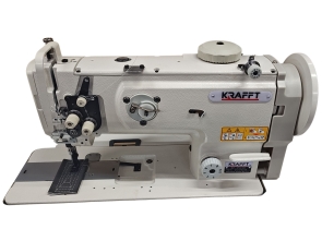 KRAFFT KF-1510J  VIENAS ADATAS LOCKSTITCH ŠŪŠANAS MAŠĪNA AR TRĪSKĀRŠU PĀDEV