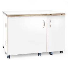 SESAME DUO RS (balts) transformējamais šūšanas galds