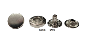 Spiedpogas (10 mm) - 100 gab.